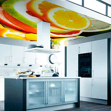 натяжные потолки С фруктами в Бишкеке