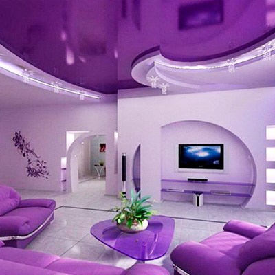 Глянцевые натяжные потолки в Бишкеке